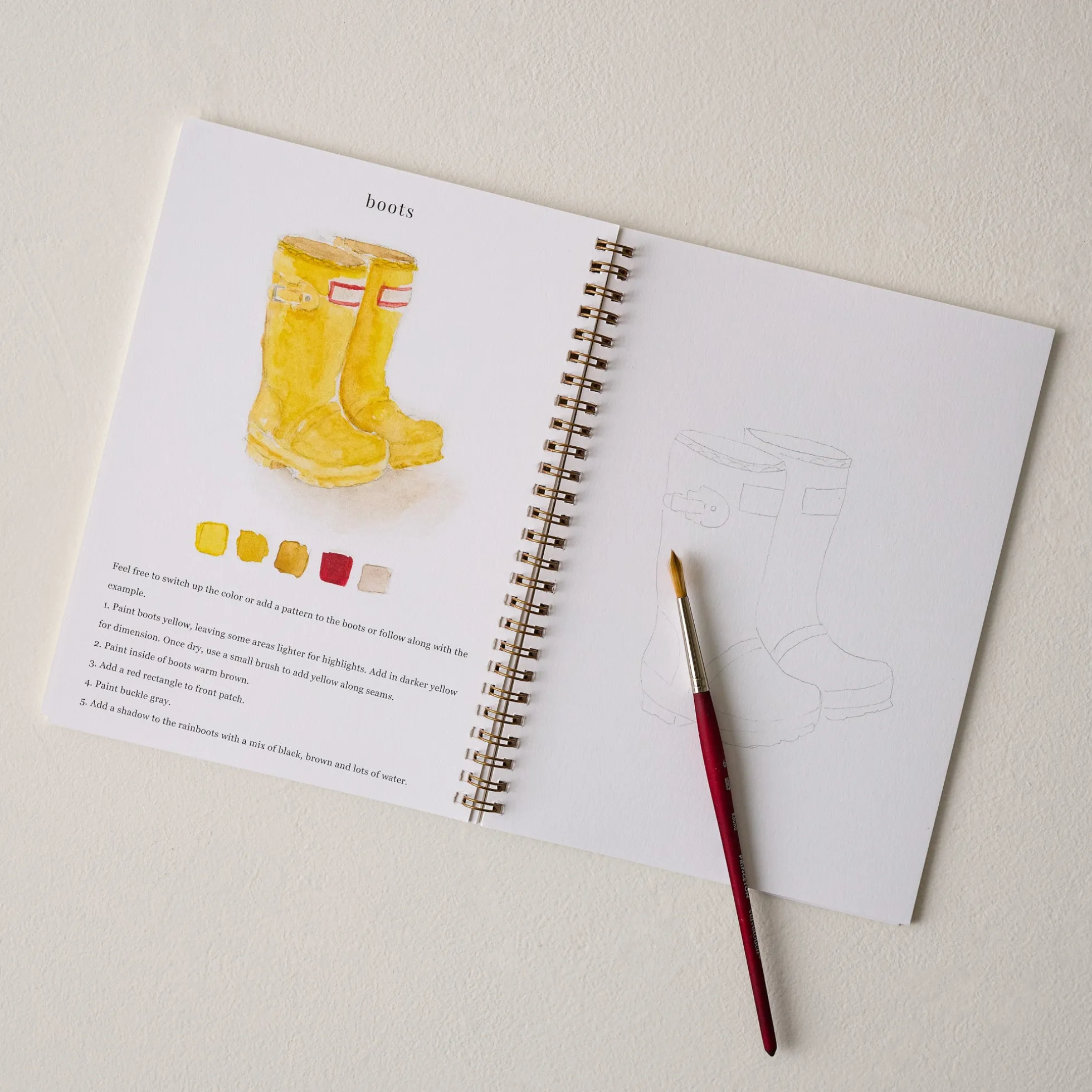 Garden Watercolor Workbook