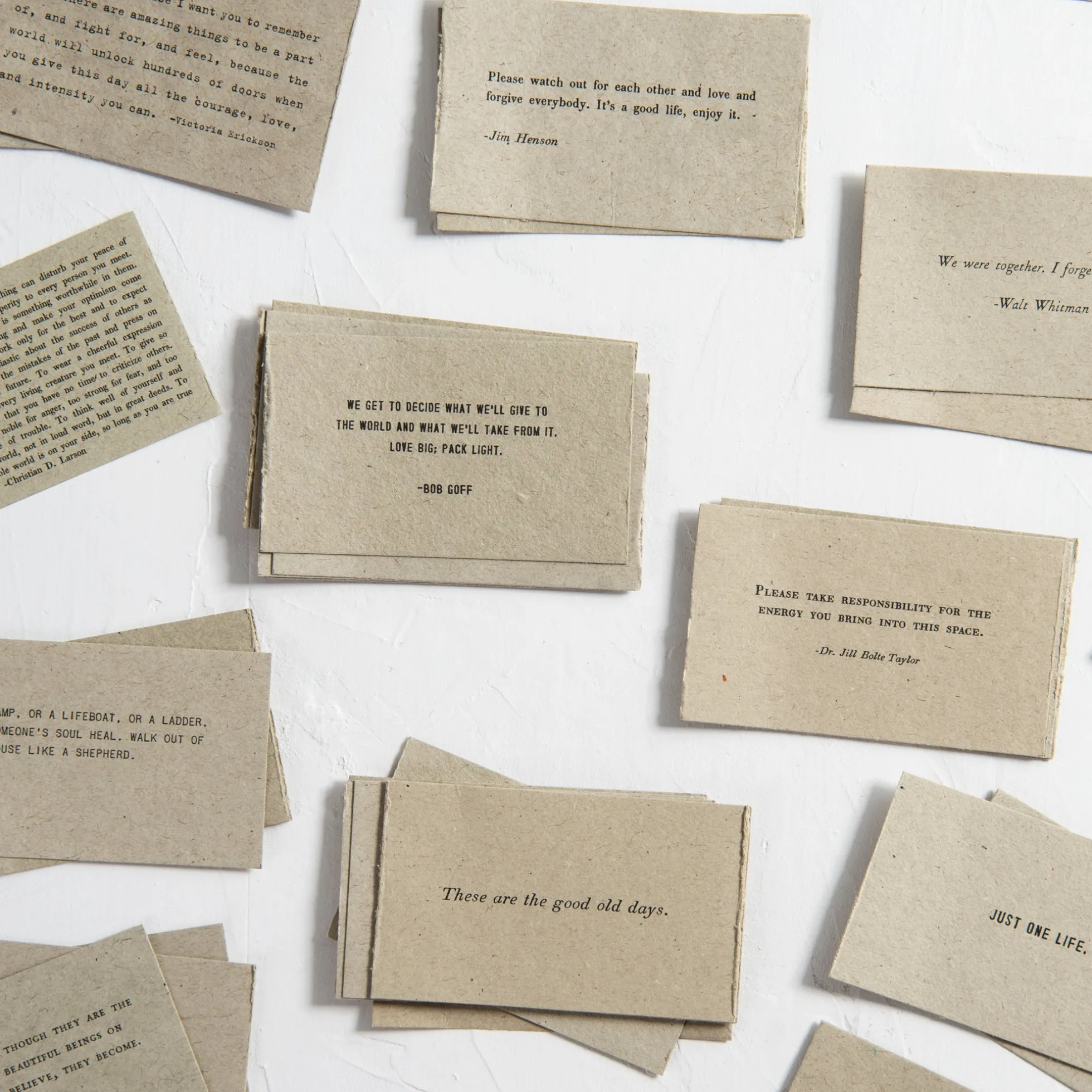 50 Gathered Thoughts