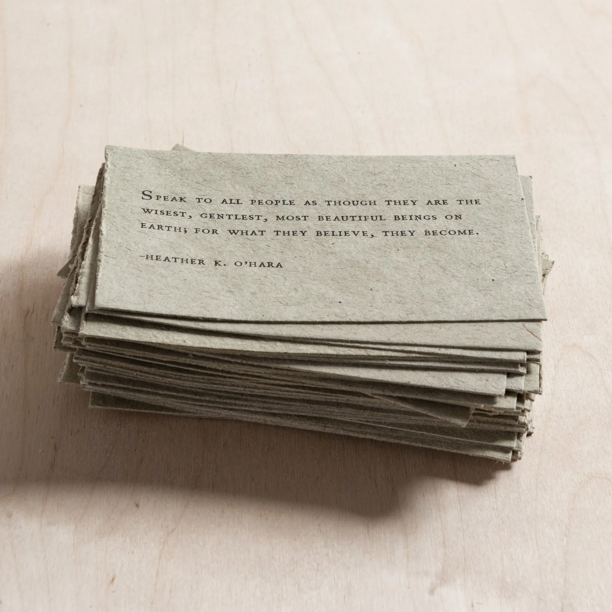 50 Gathered Thoughts