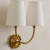 Gemma Antique-Inspired Double Sconce