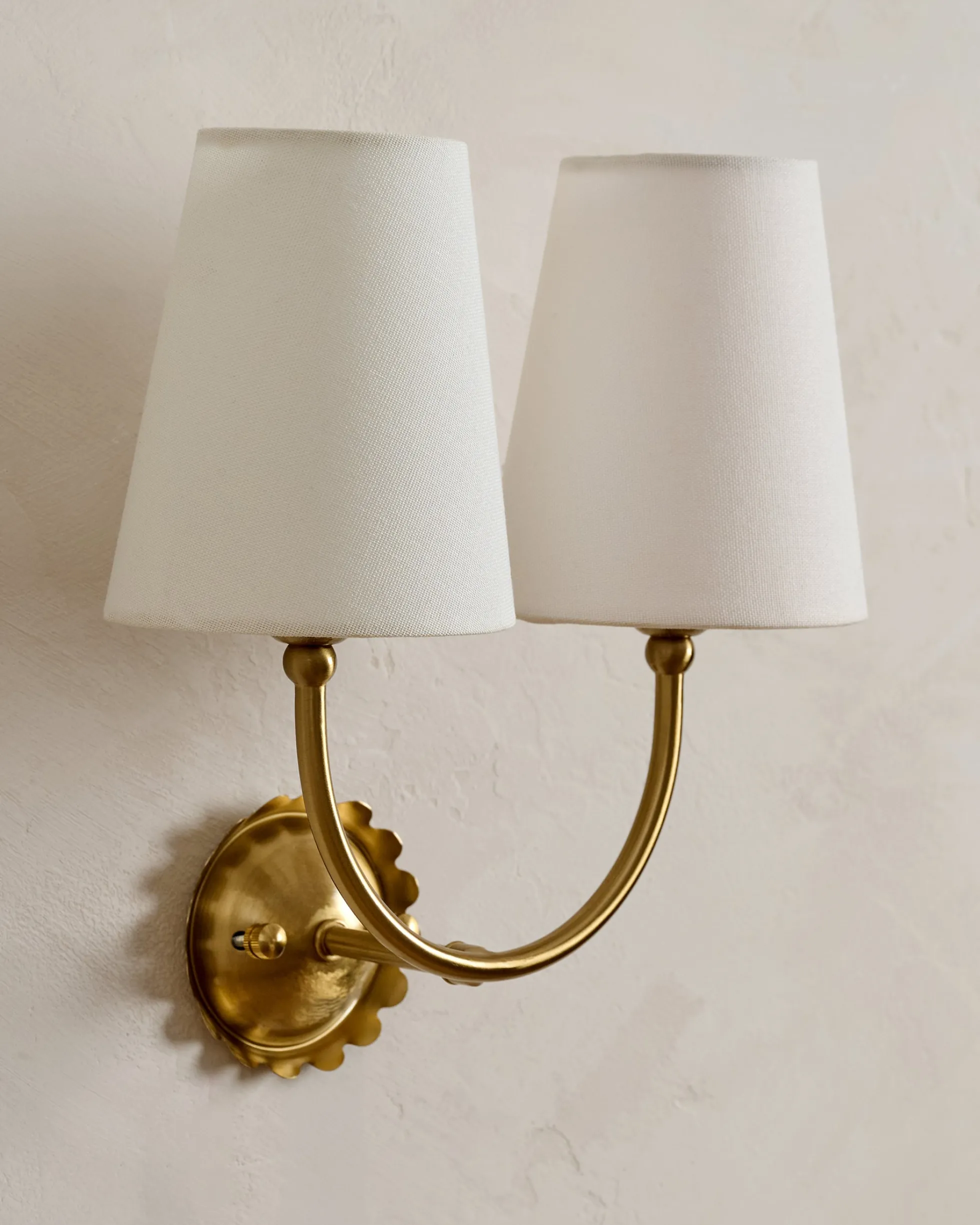 Gemma Antique-Inspired Double Sconce