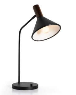 Gibson Task Lamp with Leather Shade