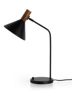 Gibson Task Lamp with Leather Shade