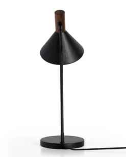 Gibson Task Lamp with Leather Shade