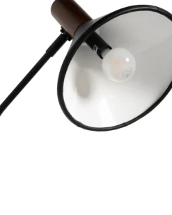 Gibson Task Lamp with Leather Shade