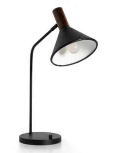 Gibson Task Lamp with Leather Shade