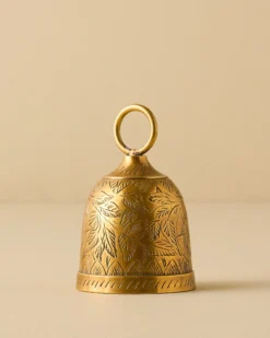 Gigi Etched Brass Bell