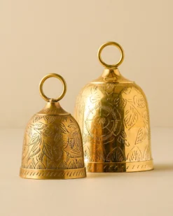 Gigi Etched Brass Bell