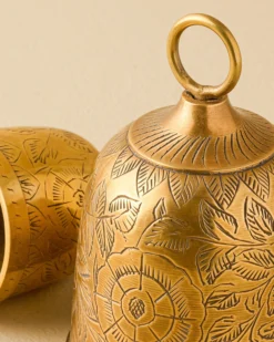 Gigi Etched Brass Bell