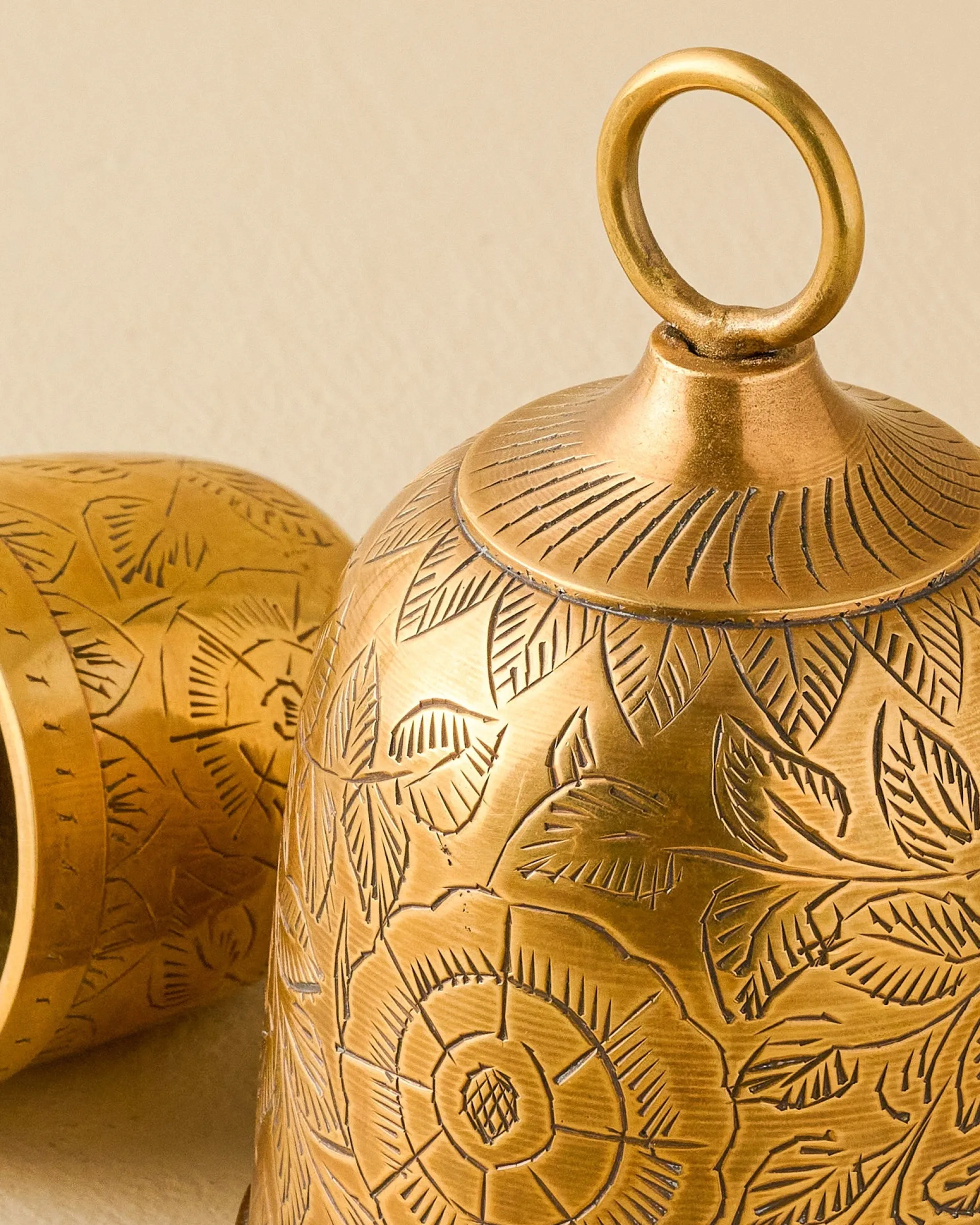 Gigi Etched Brass Bell