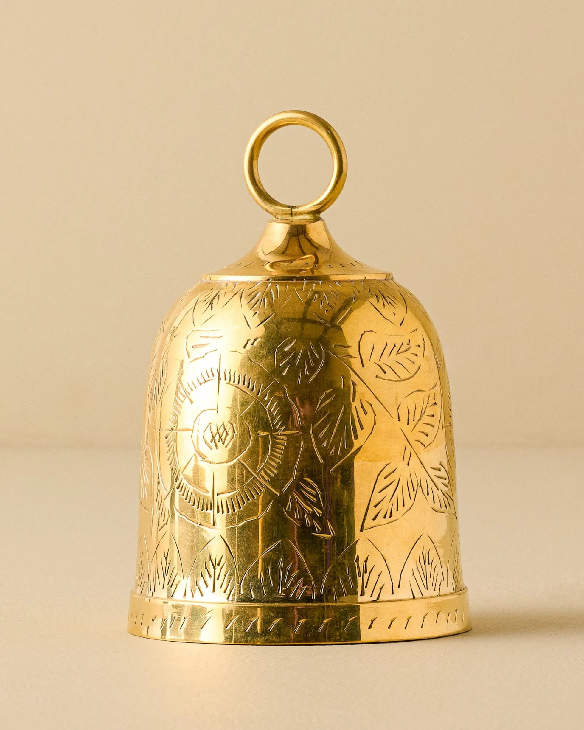 Gigi Etched Brass Bell