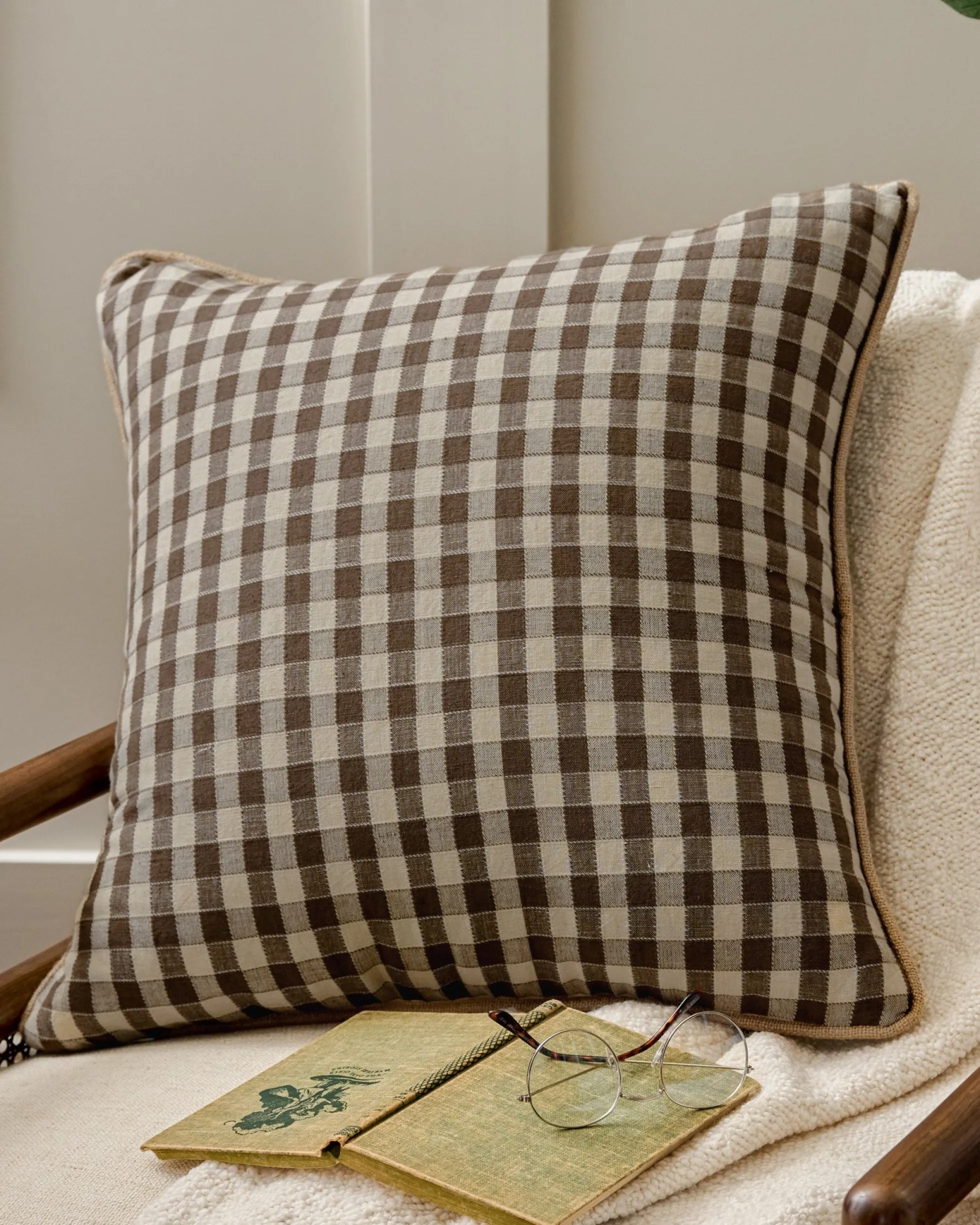 Gingham Large Pillow