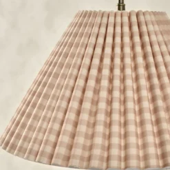 Gingham Swivel Plug-In Sconce