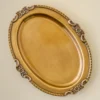 Giselle Antiqued Brass Tray