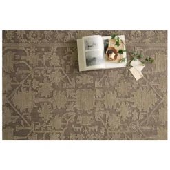 Gloria Bark Khaki Rug
