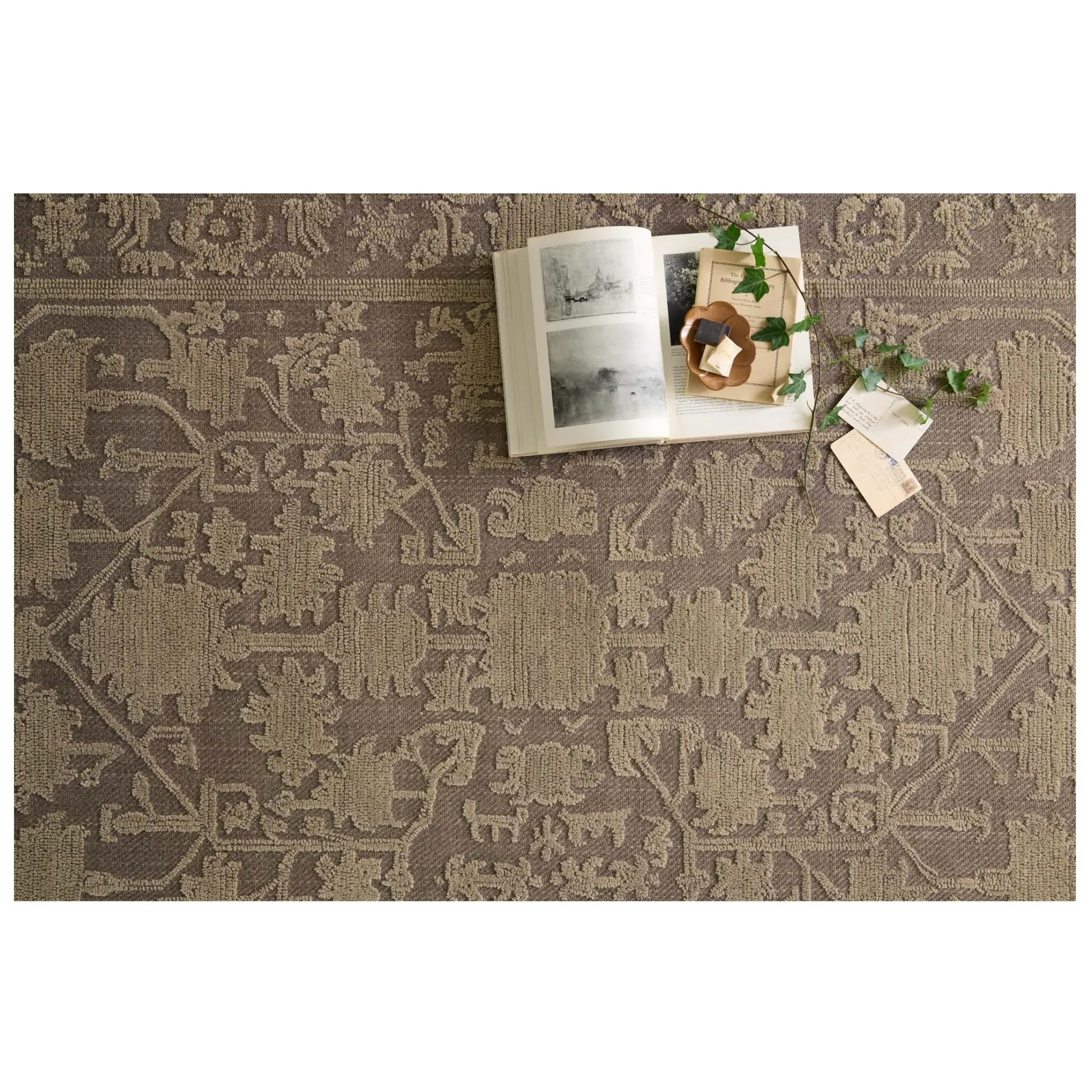 Gloria Bark Khaki Rug