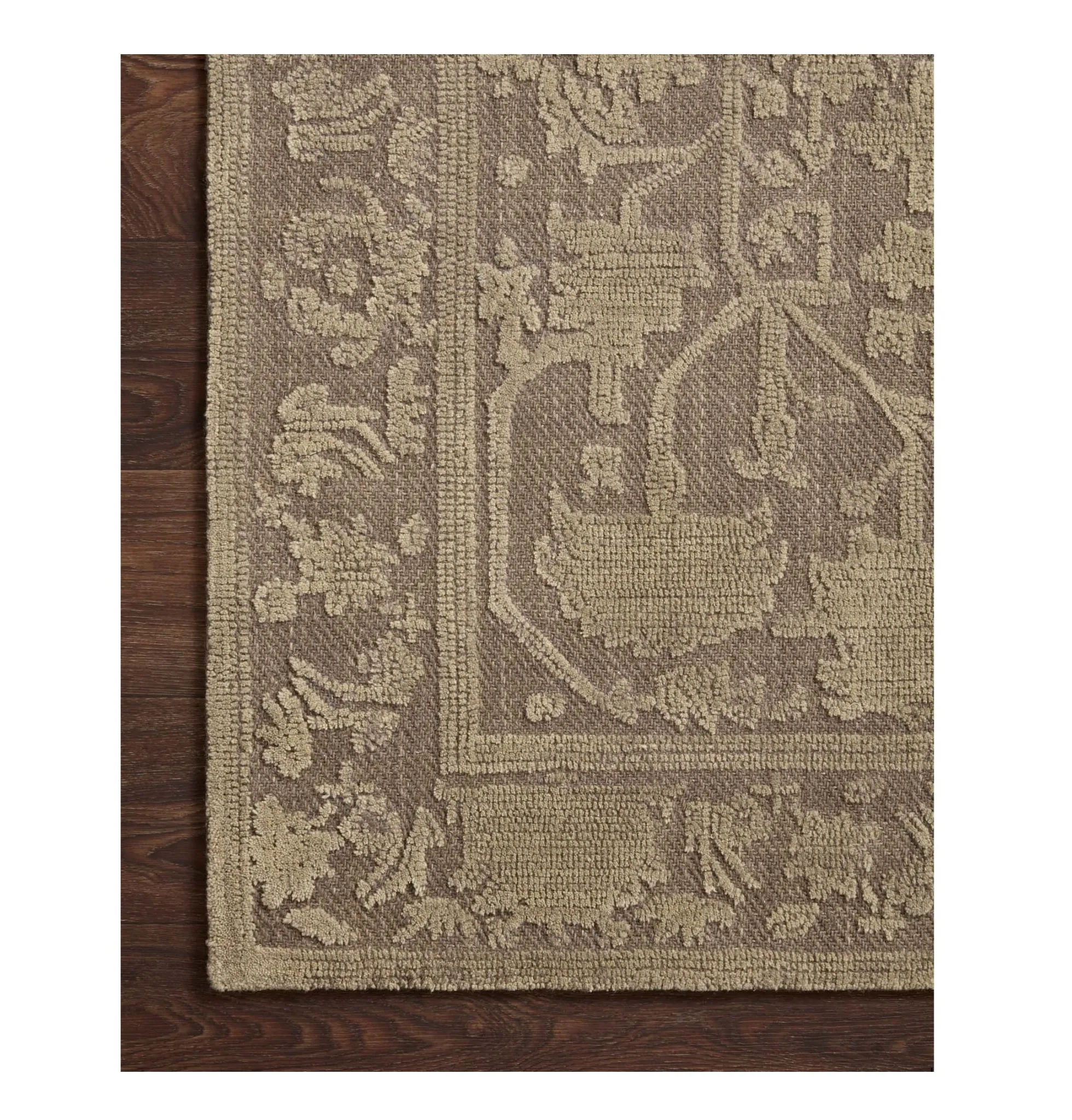 Gloria Bark Khaki Rug