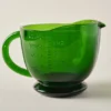 Green Glass 4 Cup Measuring Cup