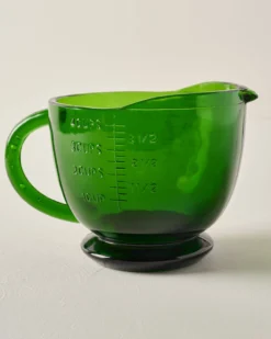 Green Glass 4 Cup Measuring Cup