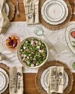 Green Luna Scalloped Plate