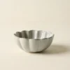 Grey Scalloped Cereal Bowl