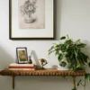 Griffin Hand Carved Wood Shelf