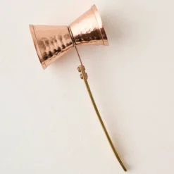 Hammered Copper and Gold Jigger