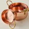 Hammered Copper & Gold Measuring Cups