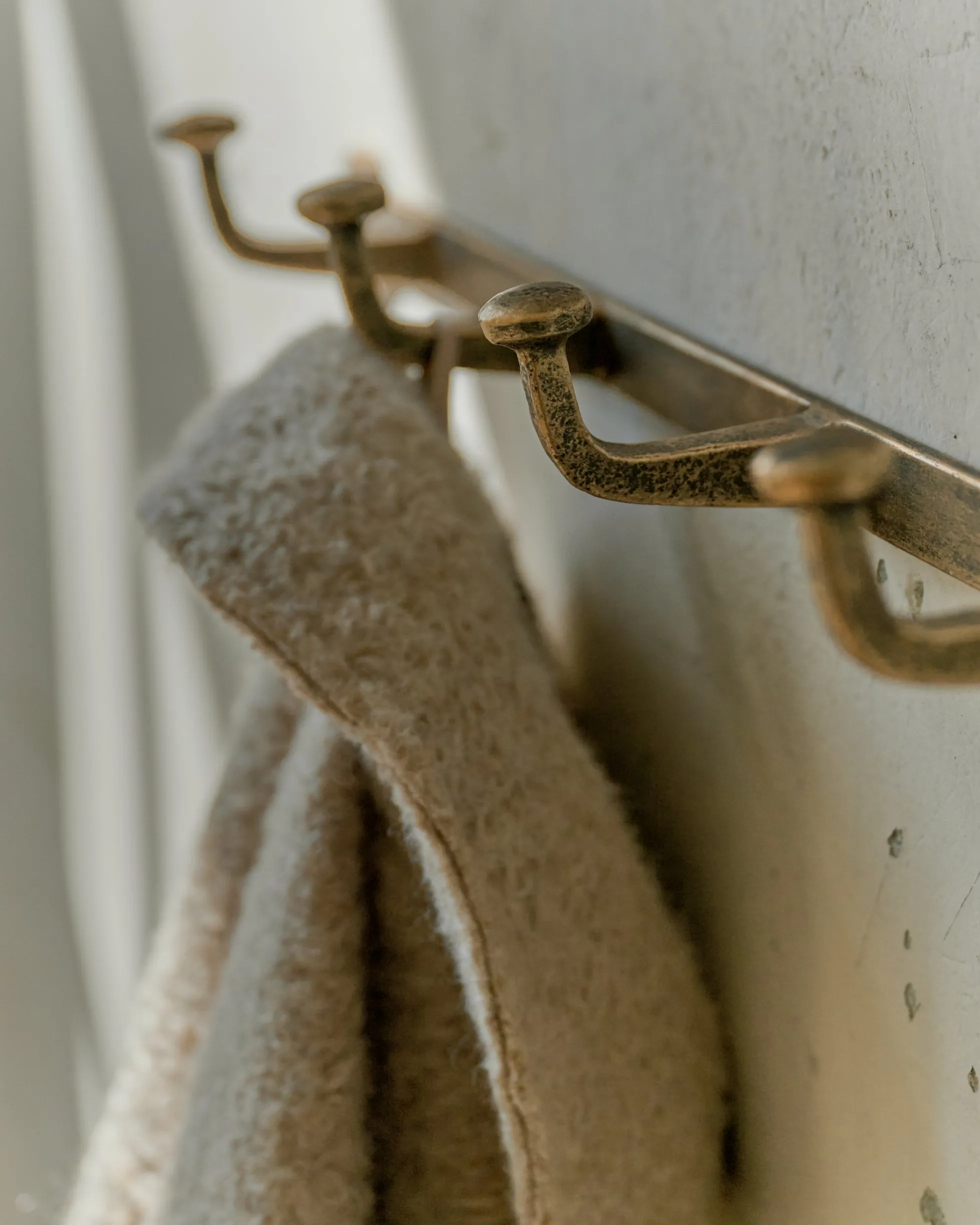 Hammered Iron Wall Hooks