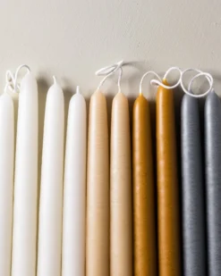 10" Hand Dipped Spun Finish Tapers