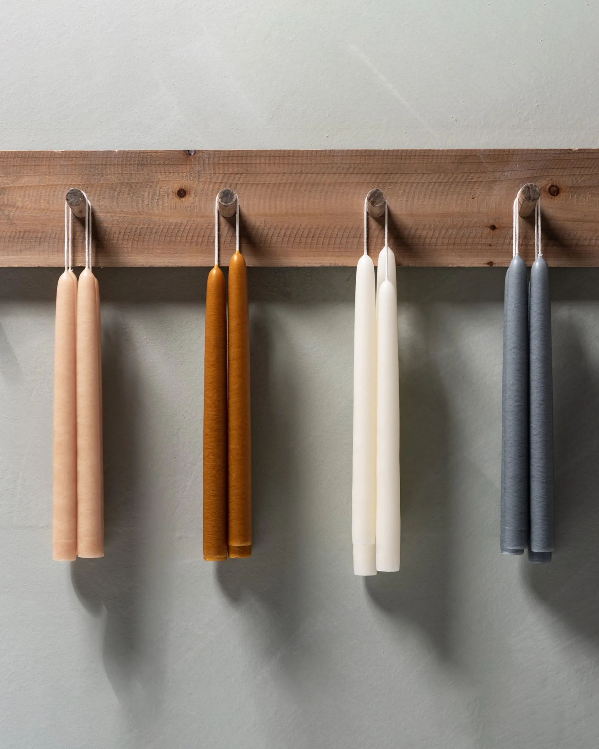 10" Hand Dipped Spun Finish Tapers