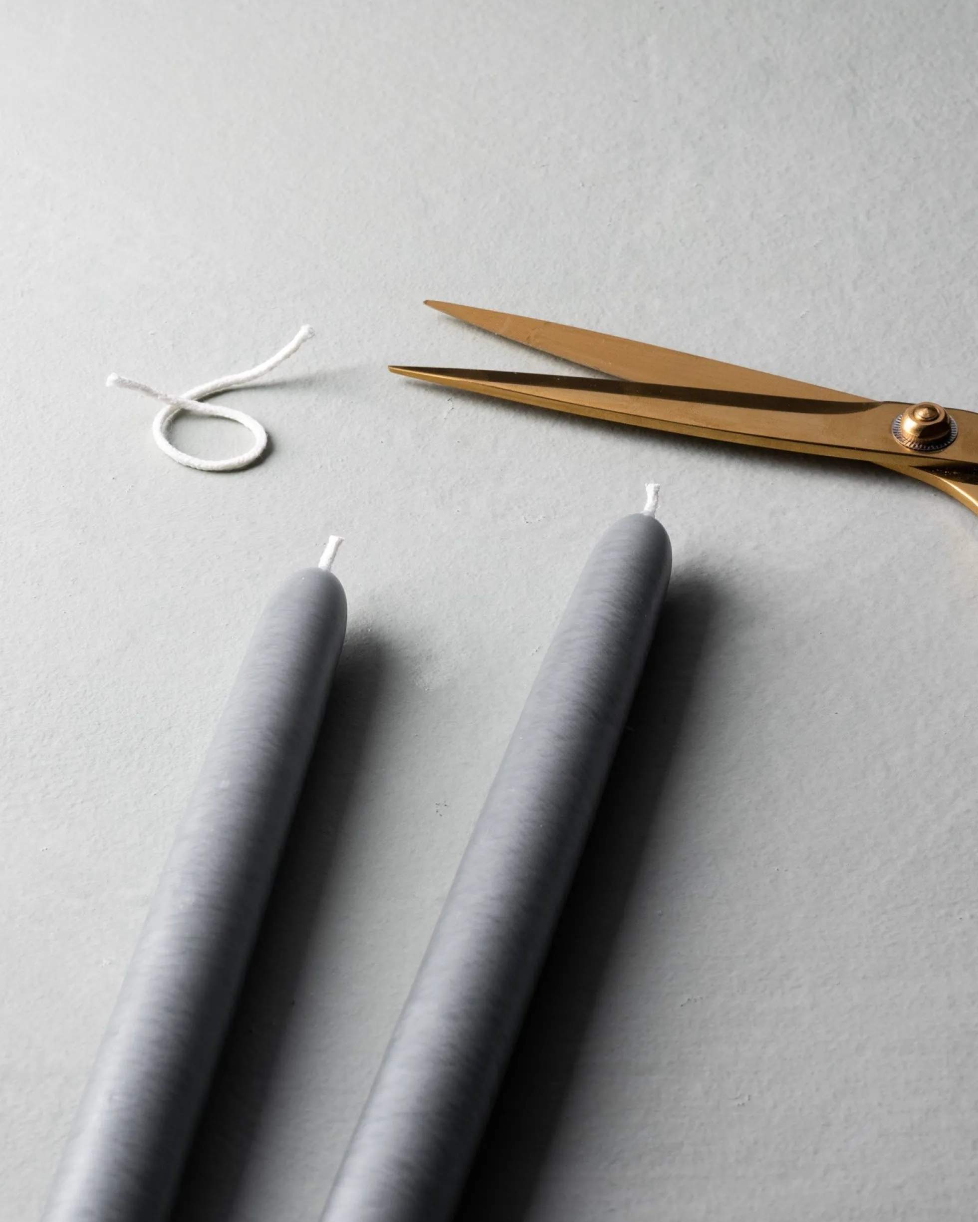 10" Hand Dipped Spun Finish Tapers