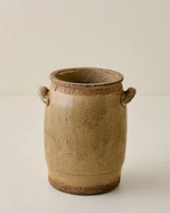 Hanson Crackle Handled Vase