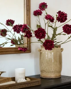 Hanson Crackle Handled Vase