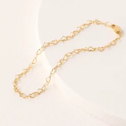 Heart Chain Bracelet