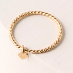 Heart Charmed Ring