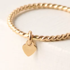 Heart Charmed Ring