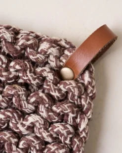 Heathered Hand Crocheted Pot Holder