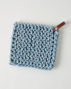 Heathered Hand Crocheted Pot Holder
