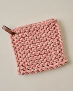 Heathered Hand Crocheted Pot Holder