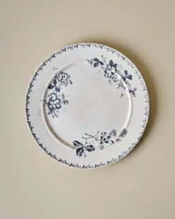 Heirloom Garden Navy Floral Plate