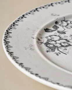 Heirloom Garden Navy Floral Plate