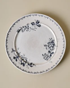 Heirloom Garden Navy Floral Plate