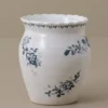 Heirloom Garden Navy Floral Vase
