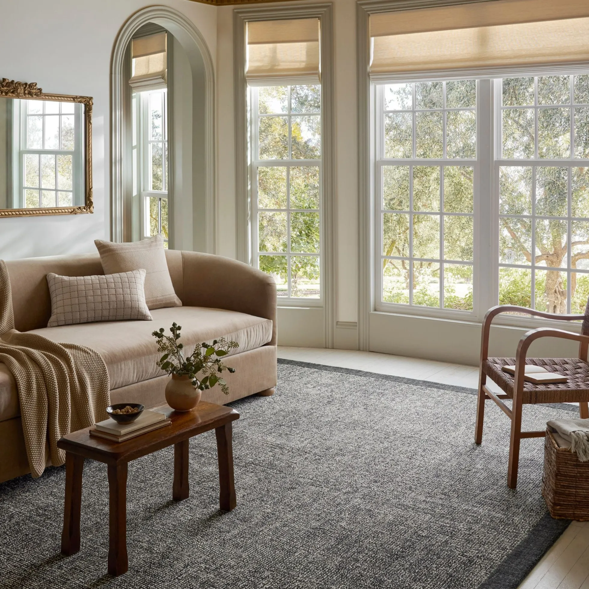 Henley Ivory Charcoal Rug