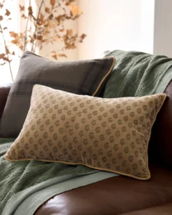 Henry Printed Velvet Pillow