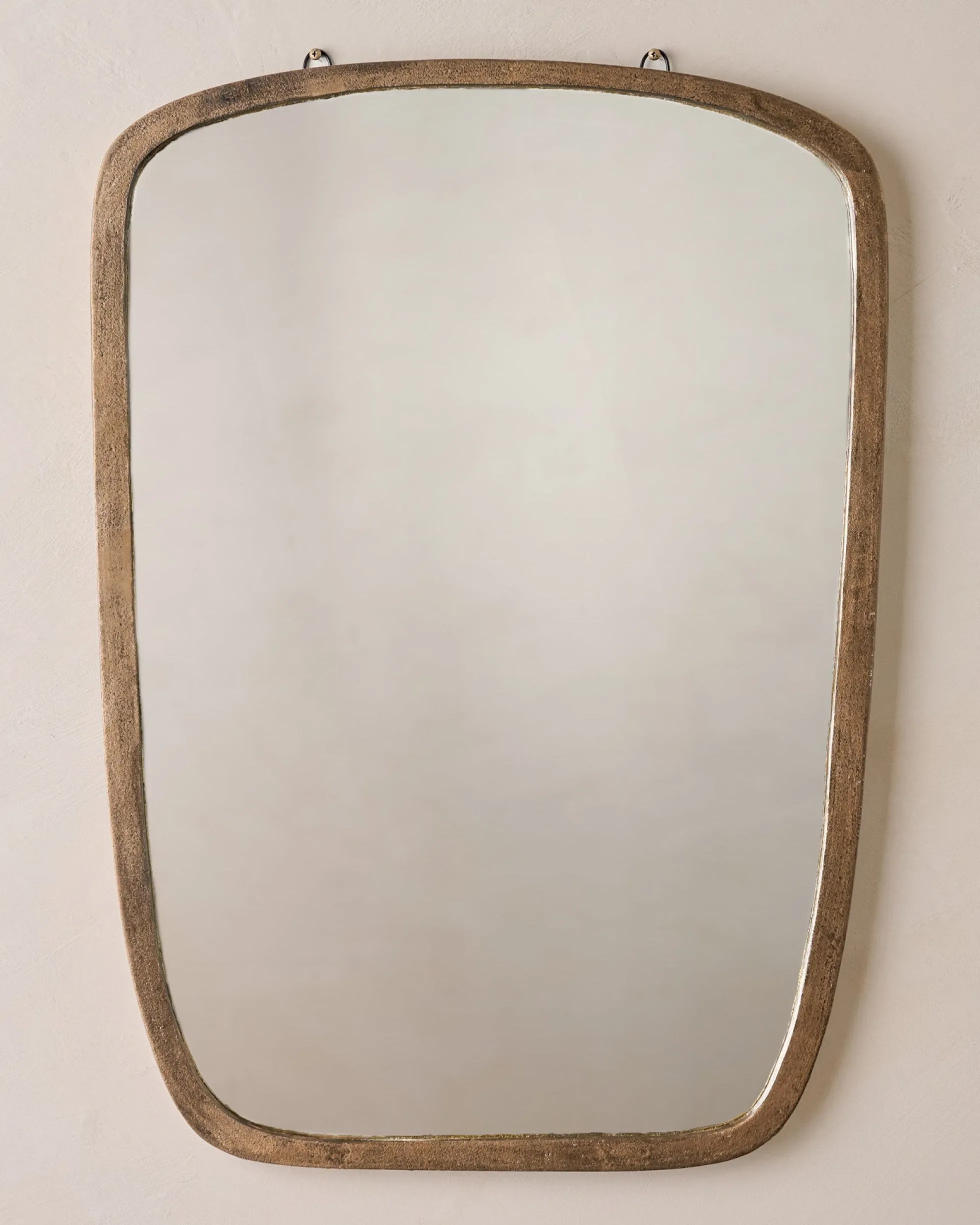 Jameson Aged Brass Framed Mirror