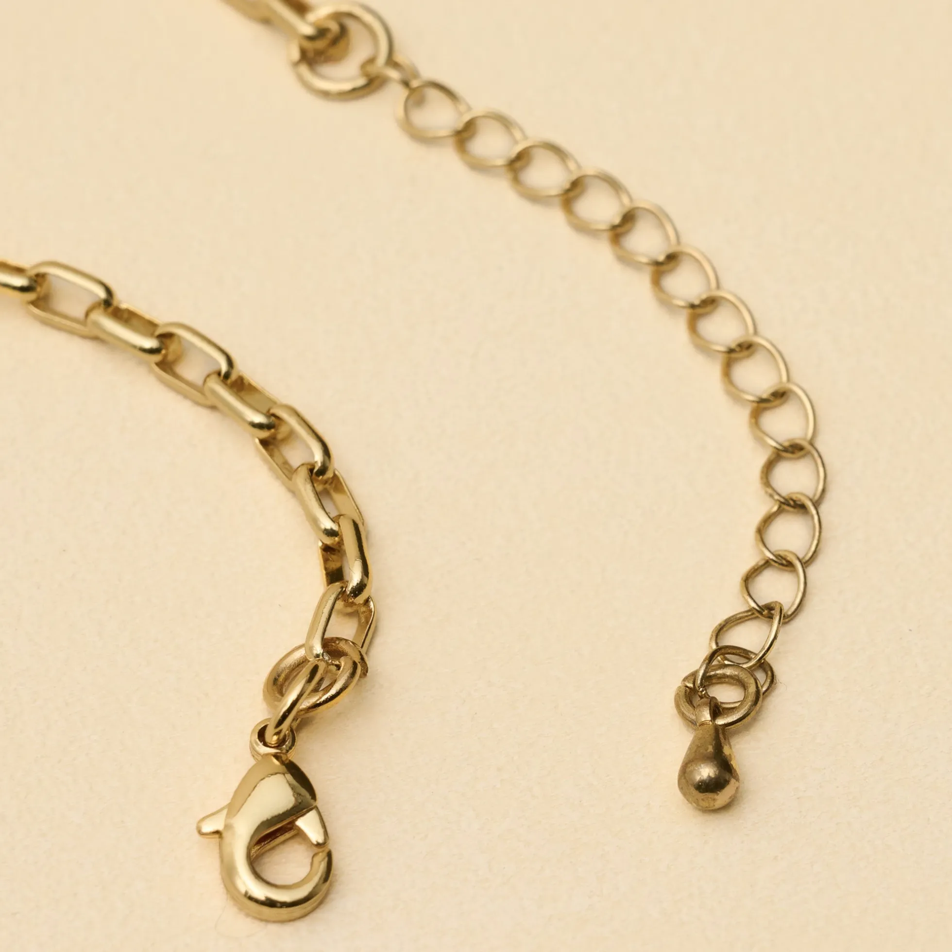 Je T'aime Brass Charm Necklace