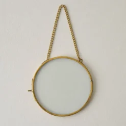 Josie Hanging Brass Photo Frame