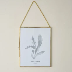 Josie Hanging Brass Photo Frame